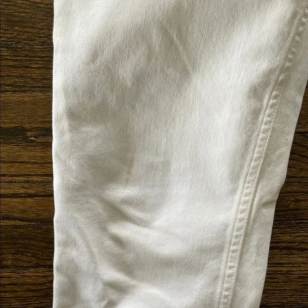 Everlane “the cheeky jean” cropped white denim - Picture 3 of 5